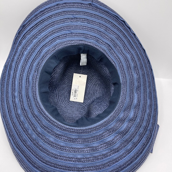 Josette Womens Blue Hat With Bow One Size - Picture 6 of 8